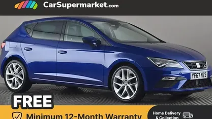 Used Seat Leon FR 125 HP (91 kW) 2017 Blue Hatchback
