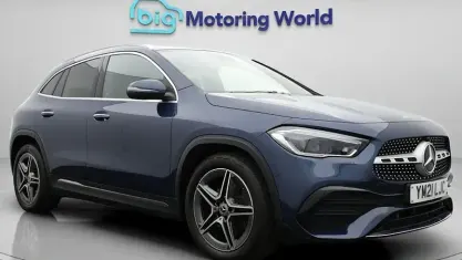 Used Mercedes GLA180 AMG line 136 HP (100 kW) 2021 Blue SUV