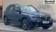 Blue Used 2021 BMW X5 M Sport SUV | £38,290 (Fair price)