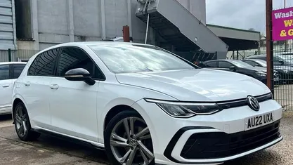 Used VW Golf VIII R-line 150 HP (110 kW) 2022 White Hatchback