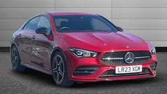 Red Used 2023 Mercedes CLA180 AMG Line Premium Sedan | £27,650 (Fair price)
