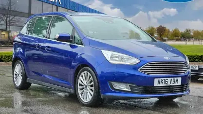 Used Ford Grand C-Max Titanium 150 HP (110 kW) 2016 Blue MPV