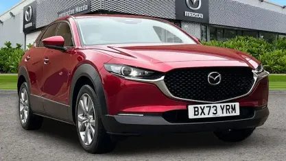 Begagnad Mazda CX-30 Exclusive-Line 122 HK (89 kW) 2023 Röd SUV