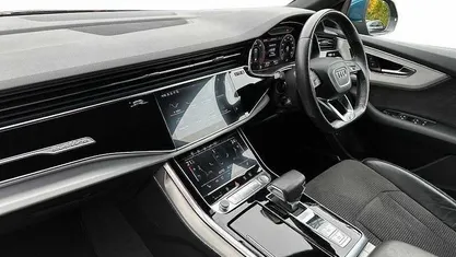Blue Used 2019 Audi Q8 S-Line SUV | £35,900 (Good price)