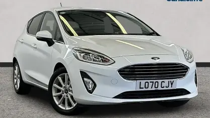 Used Ford Fiesta Titanium 125 HP (91 kW) 2020 White Hatchback