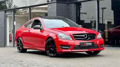 Red Used 2014 Mercedes C250 Sport Edition Coupe | £6,950 (Fair price)