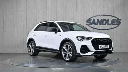 Used Audi Q3 Black Edition 150 HP (110 kW) 2023 White SUV