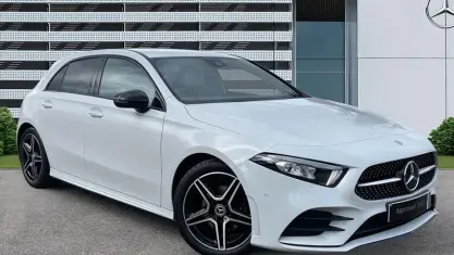 Used Mercedes A180 Executive 136 HP (100 kW) 2022 White Hatchback