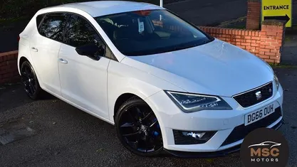 White Used 2016 Seat Leon FR Hatchback | £10,495 (Fair price)