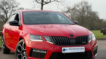 Used Skoda Octavia vRS 184 HP (135 kW) 2017 Red Hatchback