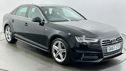 Used Audi A4 S-Line 190 HP (139 kW) 2017 Black Sedan