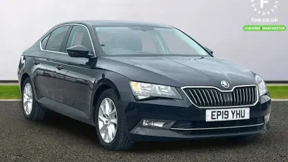 Used Skoda Superb SE 150 HP (110 kW) 2019 Black Hatchback