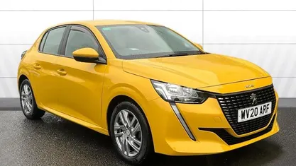 Yellow Used 2020 Peugeot 208 Active Hatchback | £11,000 (Fair price)