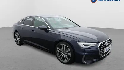 Used Audi A6 S-Line 204 HP (150 kW) 2020 Blue Sedan