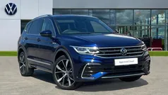 Atlantic blue metallic New 2024 VW Tiguan Allspace R-line SUV | £35,729 (Fair price)