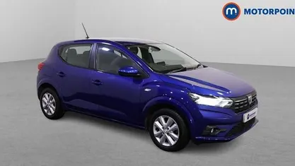 Used Dacia Sandero Comfort 91 HP (66 kW) 2021 Blue Hatchback