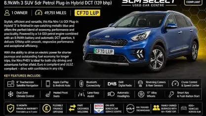Begagnad Kia Niro 141 HK (103 kW) 2021 SUV
