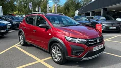 Red Used 2022 Dacia Sandero Essentiel Hatchback | £10,559 (Fair price)