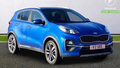 Used Kia Sportage 177 HP (130 kW) 2021 Blue SUV