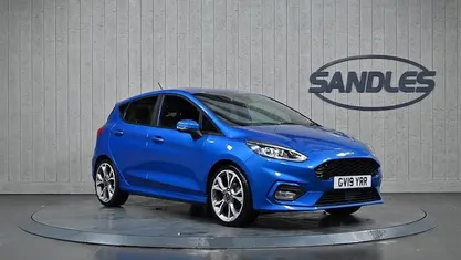 Used Ford Fiesta ST-Line X 140 HP (102 kW) 2019 Blue Hatchback
