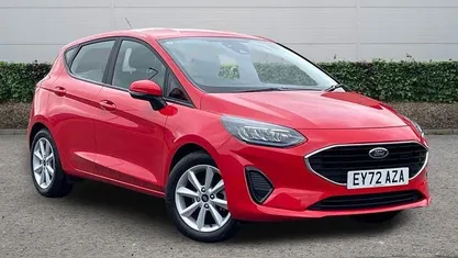 Used Ford Fiesta Trend 75 HP (55 kW) 2021 Red Hatchback