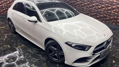 Used Mercedes A220 AMG Line Premium Plus 190 HP (139 kW) 2019 White Hatchback