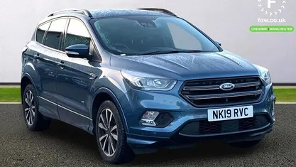 Blue Used 2019 Ford Kuga ST-Line SUV | £13,199 (Good price)