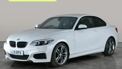 Used BMW 218 M Sport 136 HP (100 kW) 2019 White Coupe