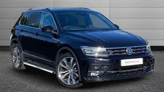 Black Used 2017 VW Tiguan R-line SUV | £18,995 (Fair price)