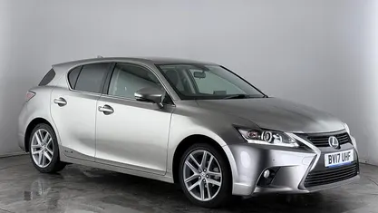 Silver Used 2017 Lexus CT200h Luxury Line Hatchback | £14,300 (Fair price)