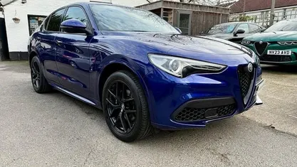 Blue Used 2021 Alfa Romeo Stelvio Veloce SUV | £27,995 (Fair price)