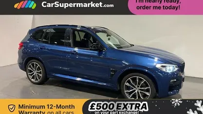 Blue Used 2019 BMW X3 M Sport SUV | £22,897 (Fair price)