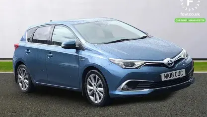 Used Toyota Auris Hybrid 136 HP (100 kW) 2018 Blue Hatchback