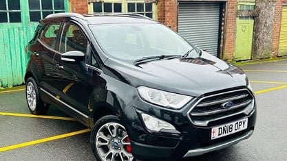 Used Ford Ecosport Titanium 125 HP (91 kW) 2018 Black SUV