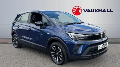 Used Vauxhall Crossland Design Edition 110 HP (80 kW) 2022 Blue SUV