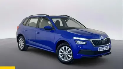 Used Skoda Kamiq 95 HP (69 kW) 2022 Blue SUV