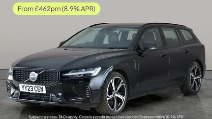 Black Used 2023 Volvo V60 Plus Estate | £26,477 (Fair price)