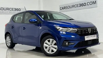 Begagnad Dacia Sandero Comfort 91 HK (66 kW) 2022 Blå Halvkombi