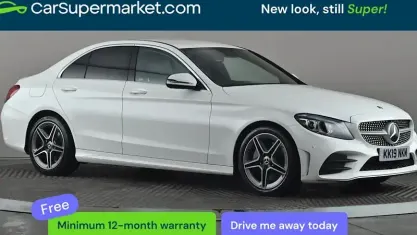 Usado Mercedes C300 AMG Line Premium 245 HP (180 kW) 2019 Branco Sedan