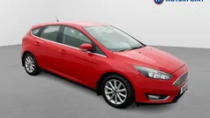 Red Used 2017 Ford Focus Titanium Hatchback | £10,299 (Fair price)