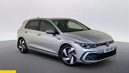 Used VW Golf VIII GTI 245 HP (180 kW) 2021 Silver Hatchback