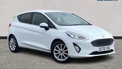 Used Ford Fiesta Titanium 95 HP (69 kW) 2020 White Hatchback