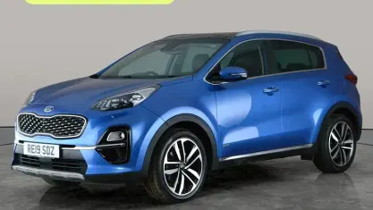 Used Kia Sportage 177 HP (130 kW) 2019 Blue SUV