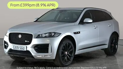 Silver Used 2019 Jaguar F-Pace R-Sport SUV | £20,148 (Fair price)