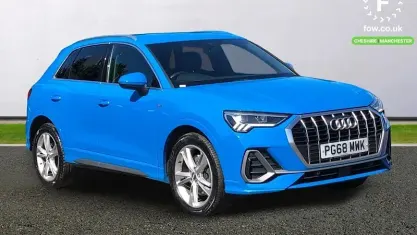 Used Audi Q3 S-Line 190 HP (139 kW) 2019 Blue SUV