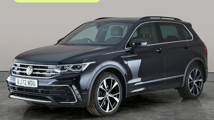 Black Used 2022 VW Tiguan R-line SUV | £22,527 (Good price)