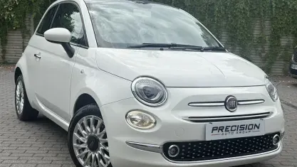 Used Fiat 500C Lounge 69 HP (50 kW) 2019 White Cabriolet