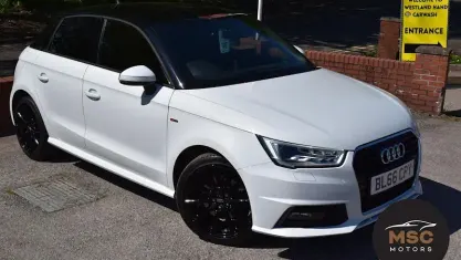 Usado Audi A1 Sportback S-Line 150 CV (110 kW) 2016 Blanco Utilitario