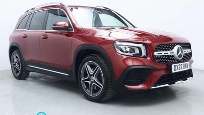 Usado Mercedes GLB200 AMG line 163 HP (119 kW) 2022 Vermelho SUV