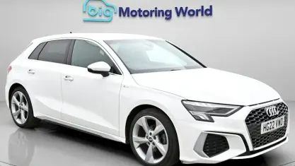 Used Audi A3 Sportback S-Line 110 HP (80 kW) 2022 White Hatchback